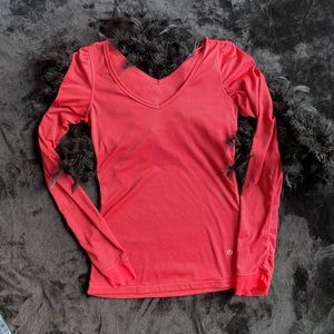 Lululemon long sleeve double V-neck shirt